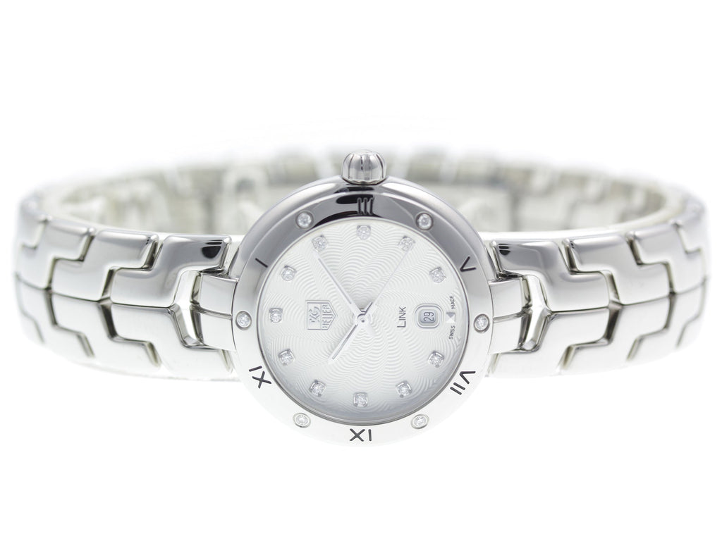 Tag Heuer Link Diamonds Silver Dial Silver Steel Strap Watch for Women - WAT1413.BA0954 Buy Now By Tag Heuer