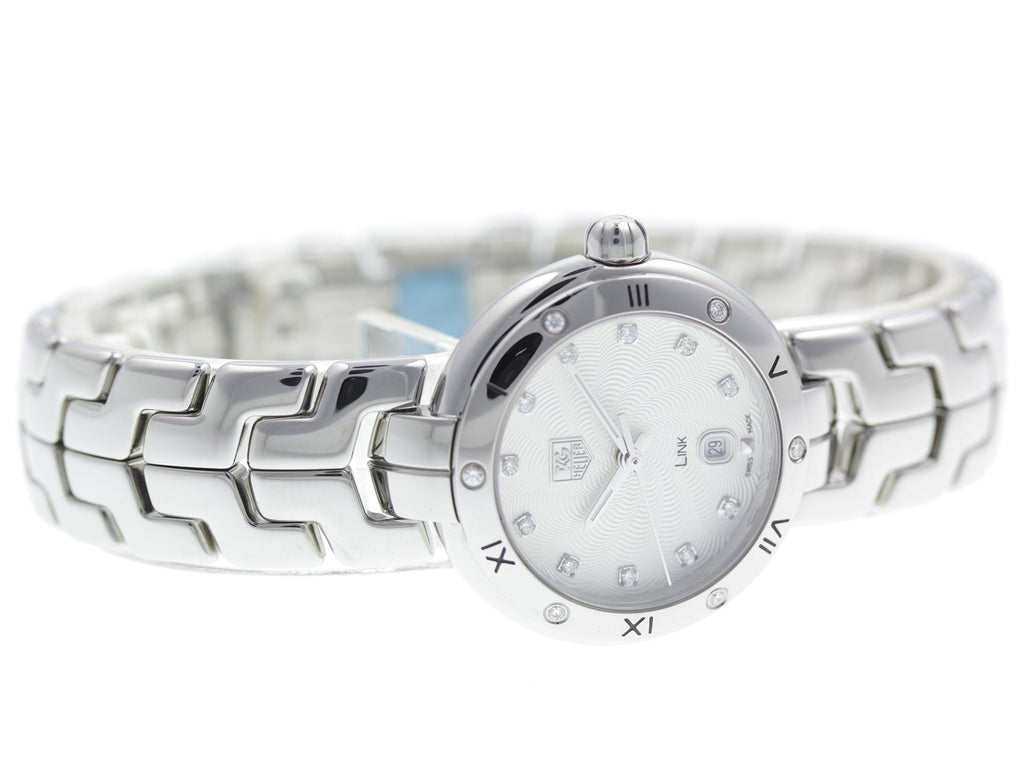 Tag Heuer Link Diamonds Silver Dial Silver Steel Strap Watch for Women - WAT1413.BA0954 Buy Now By Tag Heuer