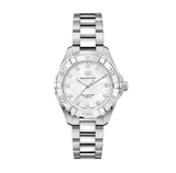 Tag Heuer Aquaracer White Mother of Pearl Dial Silver Steel Strap Watch for Women - WBD1311.BA0740 Buy Now By Tag Heuer