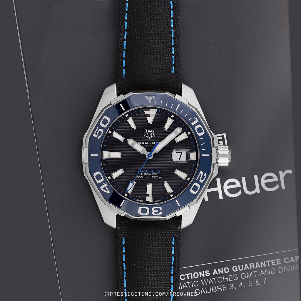 Tag Heuer Aquaracer Black Dial Watch for Men - WAY201C.FC6395