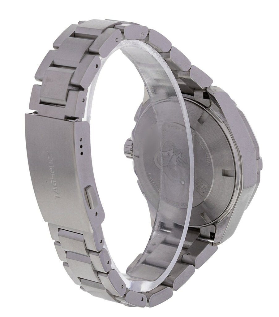 Tag Heuer Aquaracer Automatic Chronograph Black Dial Silver Steel Strap Watch for Men - CAY2110.BA0927 Buy Now By Tag Heuer