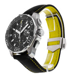 Tag Heuer Aquaracer Automatic Chronograph Black Dial Black Nylon Strap Watch for Men - CAY211A.FC6361 Buy Now By Tag Heuer