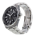 Tag Heuer Aquaracer Quartz Black Dial Silver Steel Strap Watch for Men - WAY101A.BA0746 Buy Now By Tag Heuer