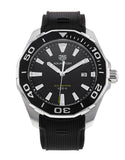 Tag Heuer Aquaracer Quartz Black Dial Black Rubber Strap Watch for Men - WAY101A.FT6141 Buy Now By Tag Heuer