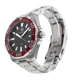 Tag Heuer Aquaracer Black Dial Silver Steel Strap Watch for Men - WAY101B.BA0746 Buy Now By Tag Heuer