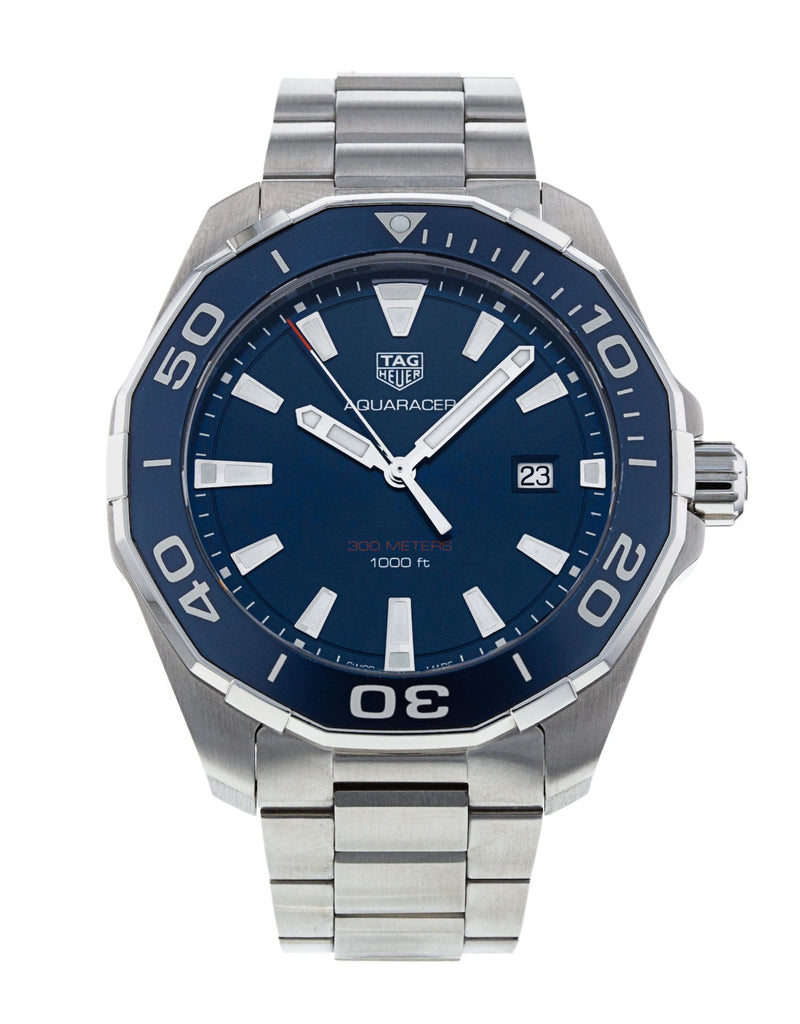 Tag Heuer Aquaracer Blue Dial Watch for Men - WAY101C.BA0746 Buy Now By Tag Heuer