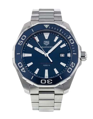 Tag Heuer Aquaracer Blue Dial Watch for Men - WAY101C.BA0746 Buy Now By Tag Heuer