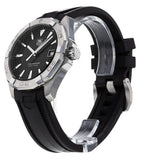 Tag Heuer Aquaracer Quartz Black Dial Black Rubber Strap Watch for Men - WAY1110.FT8021 Buy Now By Tag Heuer