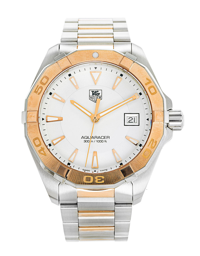 Tag Heuer Aquaracer White Dial Watch for Men - WAY1150.BD0911 Buy Now By Tag Heuer