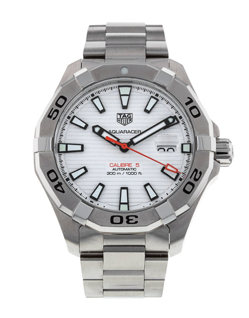 Tag Heuer Aquaracer White Dial Watch for Men - WAY2013.BA0927 Buy Now By Tag Heuer