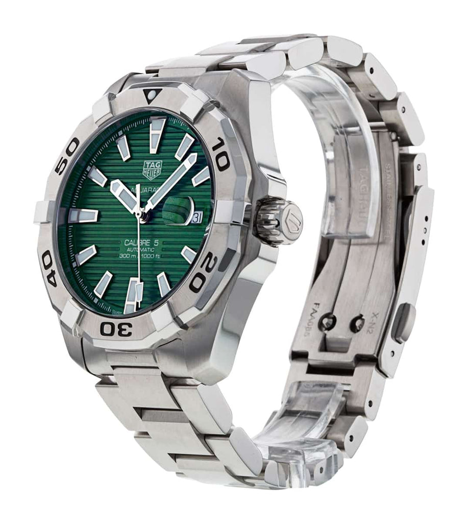 Tag Heuer Aquaracer Green Dial Watch for Men - WAY2015.BA0927 Buy Now By Tag Heuer