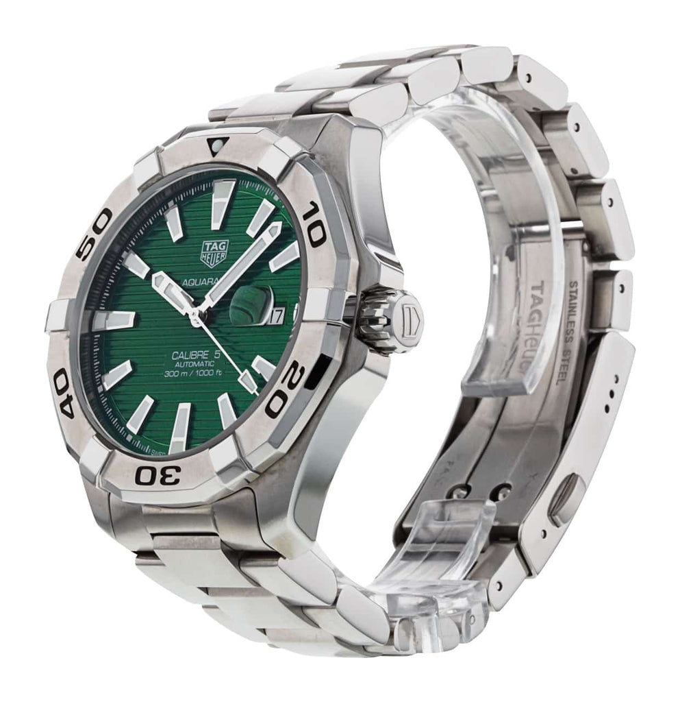 Tag Heuer Aquaracer Green Dial Watch for Men - WAY2015.BA0927 Buy Now By Tag Heuer