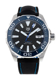 Tag Heuer Aquaracer Calibre 5 Automatic Black Dial Black Nylon Strap Watch for Men - WAY201C.FC6395 Buy Now By Tag Heuer