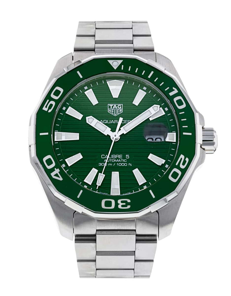 Tag Heuer Aquaracer Green Dial Watch for Men - WAY201S.BA0927 Buy Now By Tag Heuer