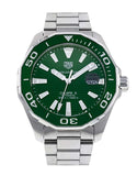 Tag Heuer Aquaracer Green Dial Watch for Men - WAY201S.BA0927 Buy Now By Tag Heuer