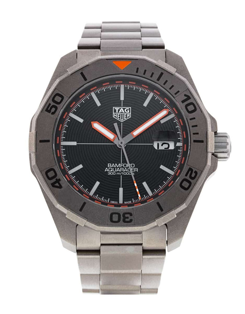Tag Heuer Aquaracer Bamford Automatic Black Dial Grey Steel Strap Watch for Men - WAY208F.BF0638 Buy Now By Tag Heuer