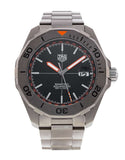 Tag Heuer Aquaracer Bamford Automatic Black Dial Grey Steel Strap Watch for Men - WAY208F.BF0638 Buy Now By Tag Heuer