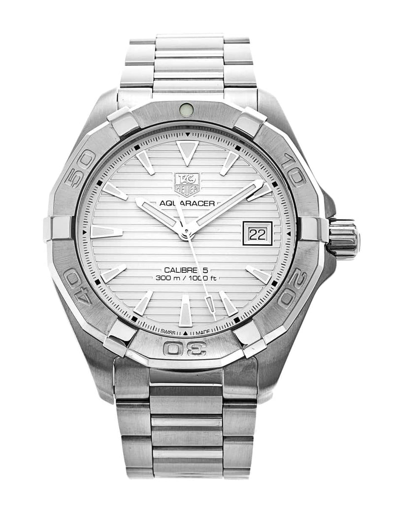 Tag Heuer Aquaracer White Dial Watch for Men - WAY2111.BA0928 Buy Now By Tag Heuer