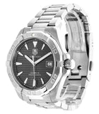 Tag Heuer Aquaracer Automatic Anthracite Grey Dial Silver Steel Strap Watch for Men - WAY2113.BA0928 Buy Now By Tag Heuer