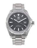 Tag Heuer Aquaracer Automatic Anthracite Grey Dial Silver Steel Strap Watch for Men - WAY2113.BA0928 Buy Now By Tag Heuer