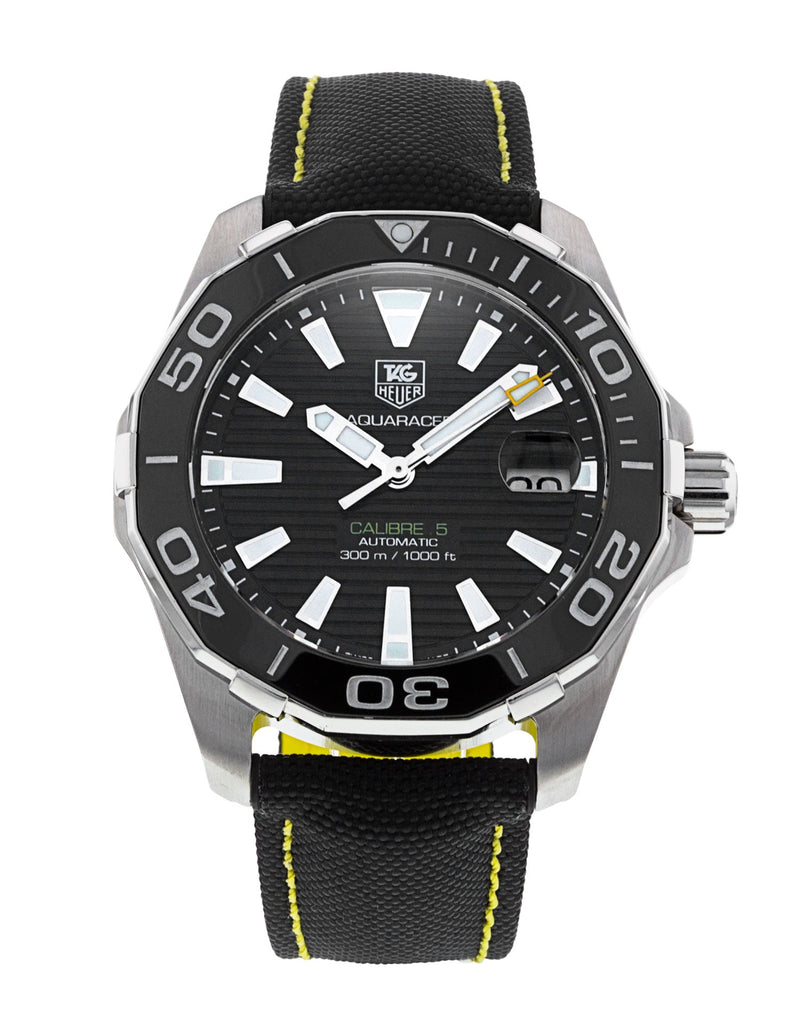 Tag Heuer Aquaracer Black Dial Watch for Men - WAY211A.FC6362 Buy Now By Tag Heuer