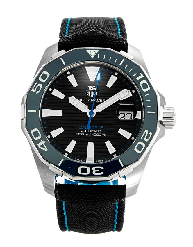 Tag Heuer Aquaracer Blue Dial Watch for Men - WAY211B.FC6363 Buy Now By Tag Heuer