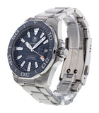 Tag Heuer Aquaracer Calibre 5 Blue Dial Silver Steel Strap Watch for Men - WAY211C.BA0928 Buy Now By Tag Heuer