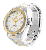 Tag Heuer Aquaracer Automatic White Dial Two Tone Steel Strap Watch for Men - WAY2151.BD0912 Buy Now By Tag Heuer