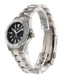 Tag Heuer Aquaracer Quartz Black Dial Silver Steel Strap Watch for Women - WBD1410.BA0741 Buy Now By Tag Heuer