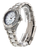 Tag Heuer Aquaracer Quartz Mother of Pearl White Dial Silver Steel Strap Watch for Women - WBD1411.BA0741 Buy Now By Tag Heuer