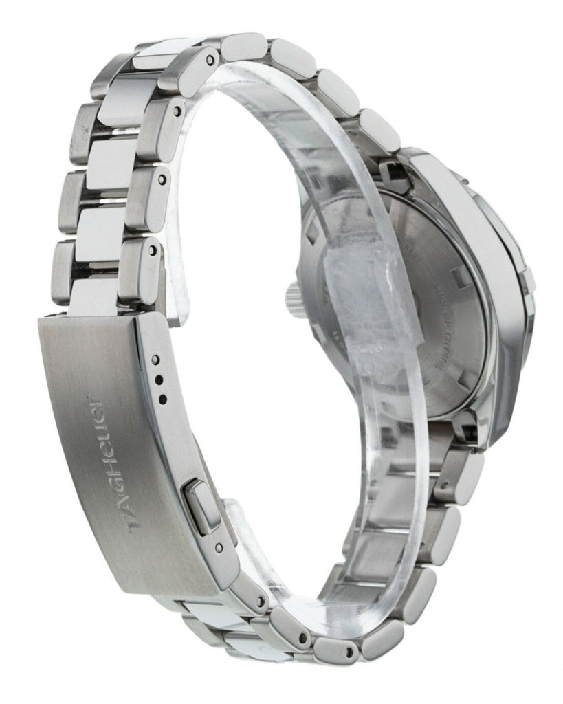 Tag Heuer Aquaracer Diamonds Mother of Pearl White Dial Silver Steel Strap Watch for Women - WBD1413.BA0741 Buy Now By Tag Heuer