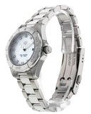 Tag Heuer Aquaracer Diamonds Mother of Pearl Dial Silver Steel Strap Watch for Women - WBD1414.BA0741 Buy Now By Tag Heuer