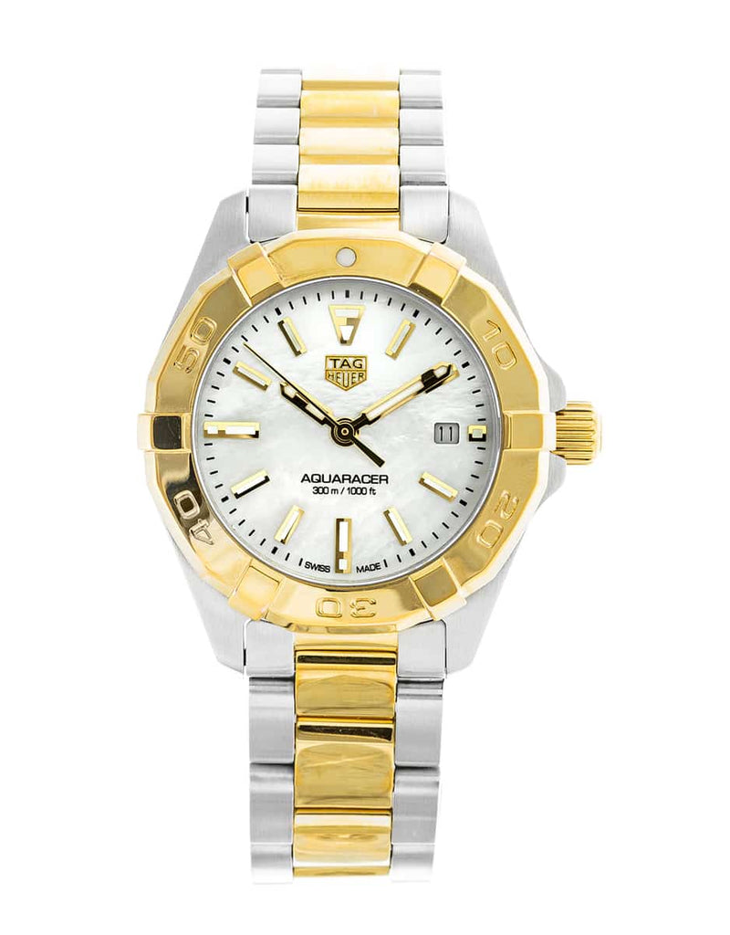 Tag Heuer Aquaracer Mother of Pearl Dial Two Tone Steel Strap Watch for Men - WBD1420.BB0321 Buy Now By Tag Heuer
