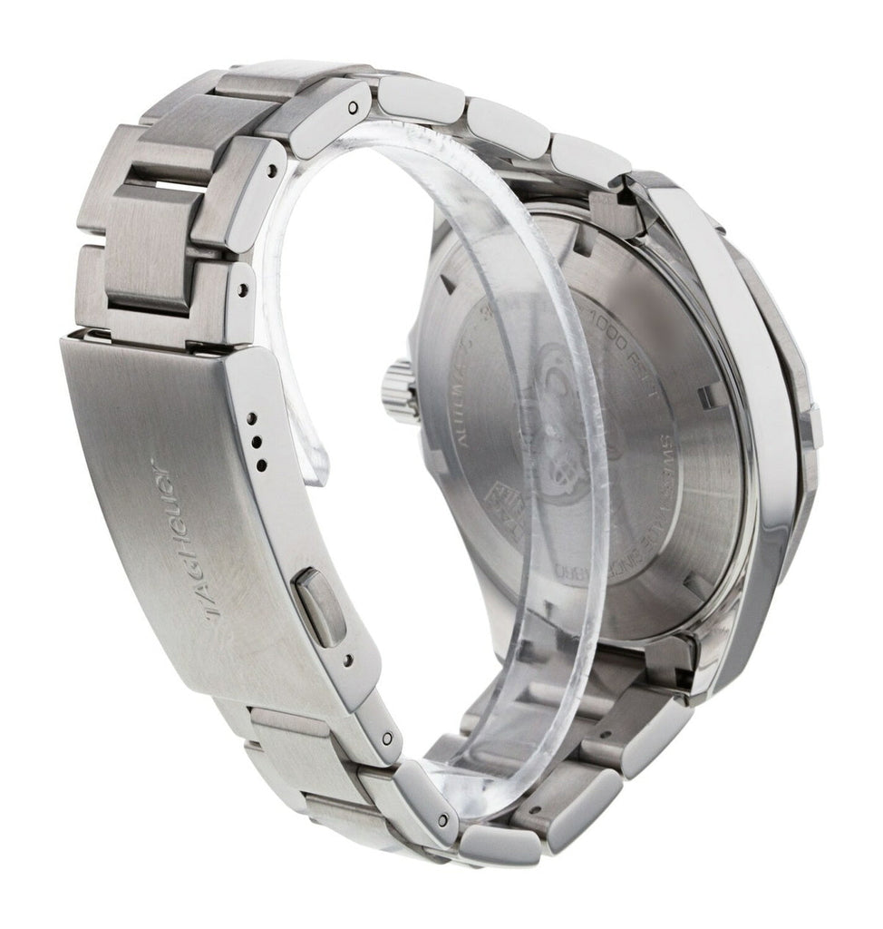 Tag Heuer Aquaracer Automatic White Dial Silver Steel Strap Watch for Men - WBD2111.BA0928 Buy Now By Tag Heuer