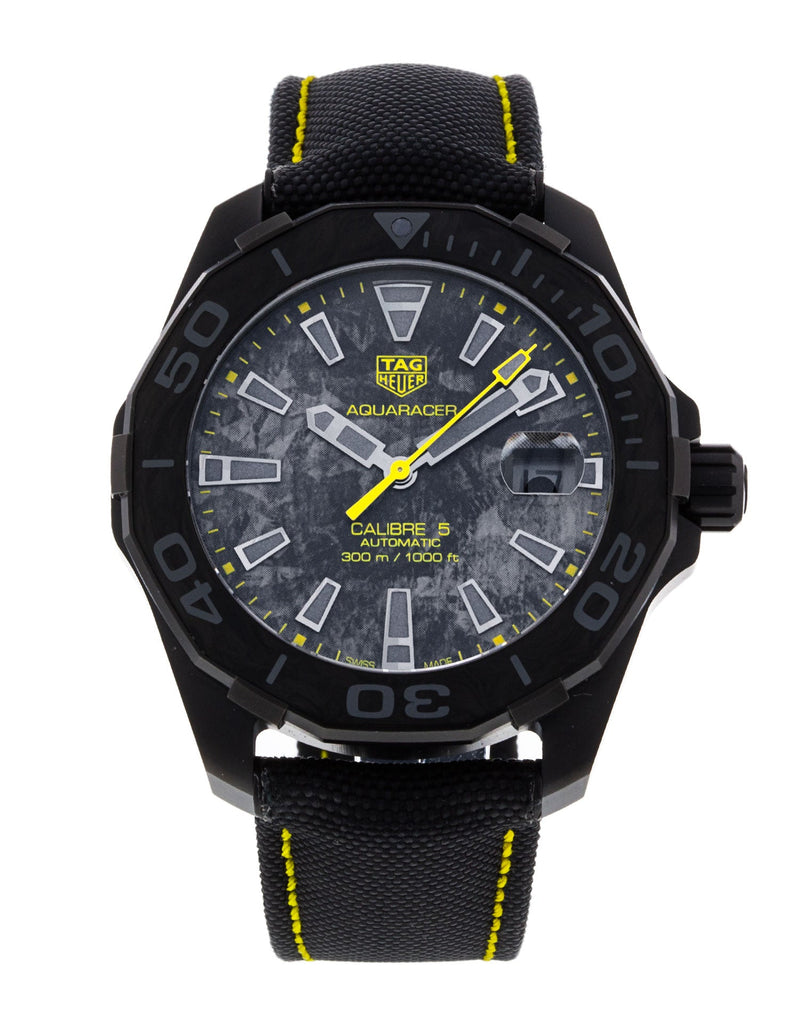 Tag Heuer Aquaracer Carbon Dial Watch for Men - WBD218B.FC6446 Buy Now By Tag Heuer