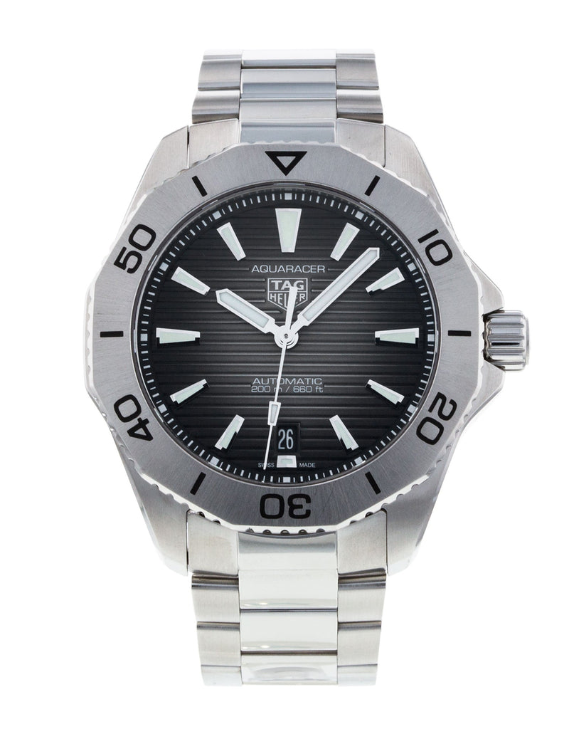 Tag Heuer Aquaracer Professional 200 Automatic Black Dial Silver Steel Strap Watch for Men - WBP2110.BA0627 Buy Now By Tag Heuer