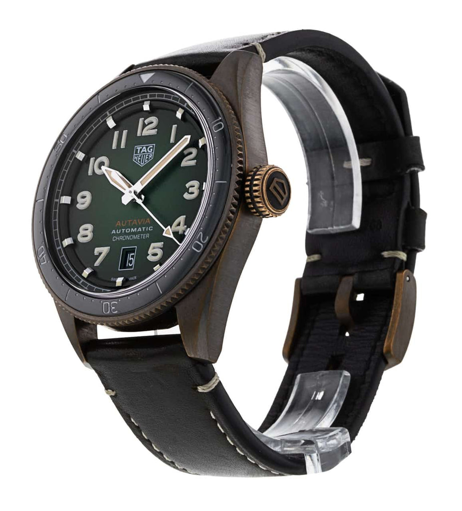 Tag Heuer Autavia Olive Green Dial Watch for Men - WBE5190.FC8268 Buy Now By Tag Heuer
