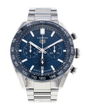 Tag Heuer Carrera Chronograph Blue Dial Silver Steel Strap Watch for Men - CBN2A1A.BA0643 Buy Now By Tag Heuer