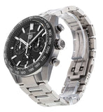 Tag Heuer Carrera Automatic Chronograph Black Dial Silver Steel Strap Watch for Men - CBN2A1B.BA0643 Buy Now By Tag Heuer