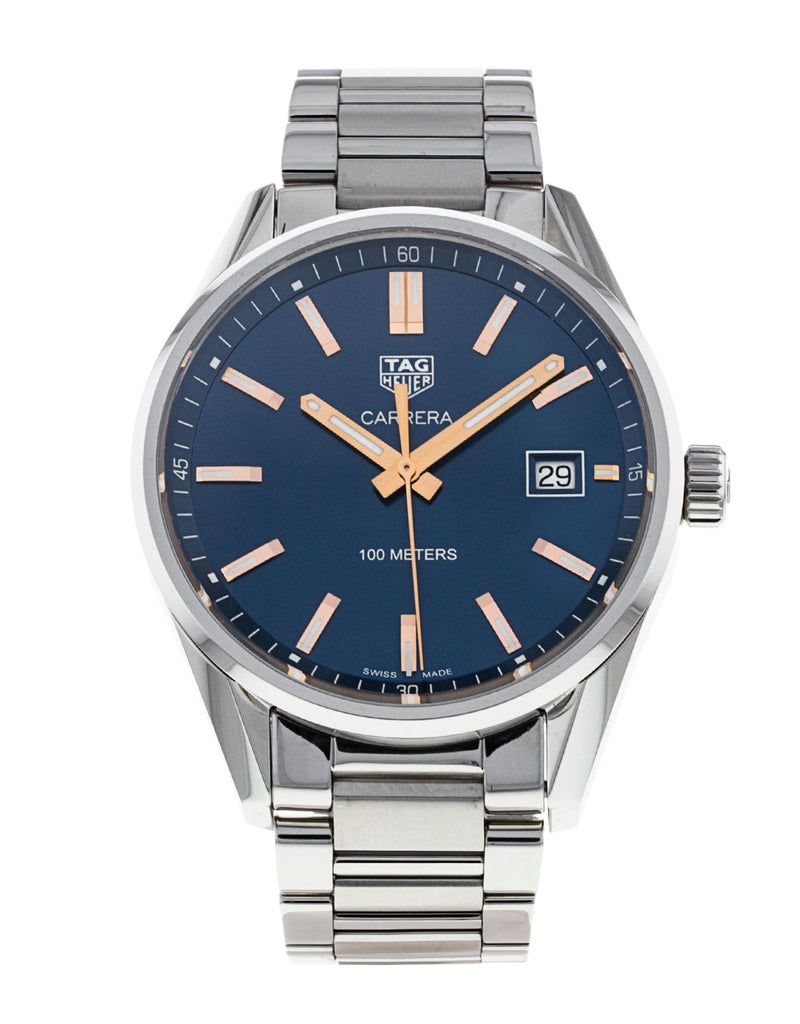 Tag Heuer Carrera Quartz Blue Dial Silver Steel Strap Watch for Women - WAR1112.BA0601 Buy Now By Tag Heuer