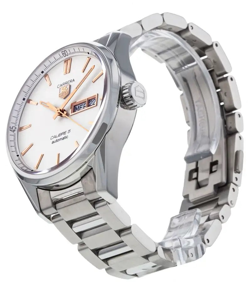Tag Heuer Carrera White Dial Watch for Men - WAR201D.BA0723 Buy Now By Tag Heuer
