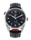 Tag Heuer Carrera Calibre 5 Drive Timer Black Dial Black Leather Strap Watch for Men - WAR2A10.FC6337 Buy Now By Tag Heuer