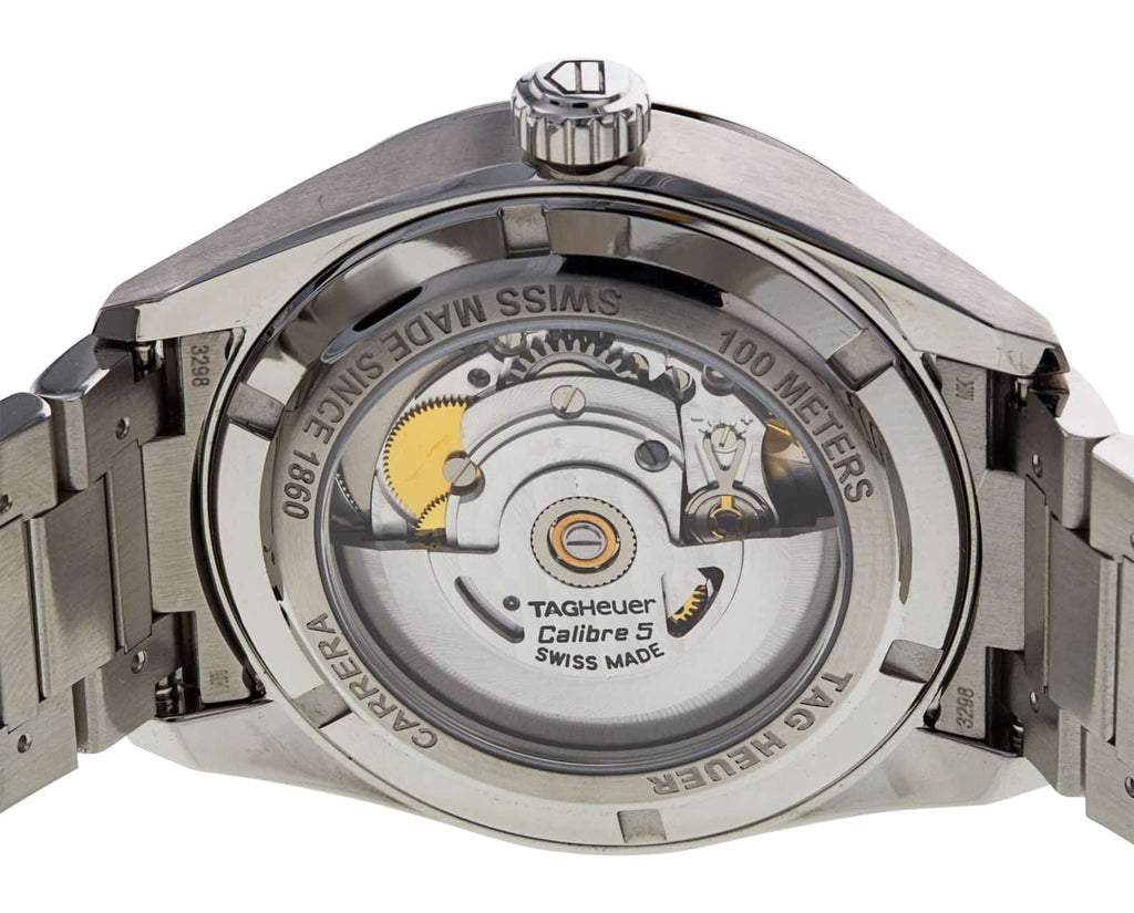 Tag Heuer Carrera Black Dial Silver Steel Strap Watch for Men - WBN2113.BA0639 Buy Now By Tag Heuer