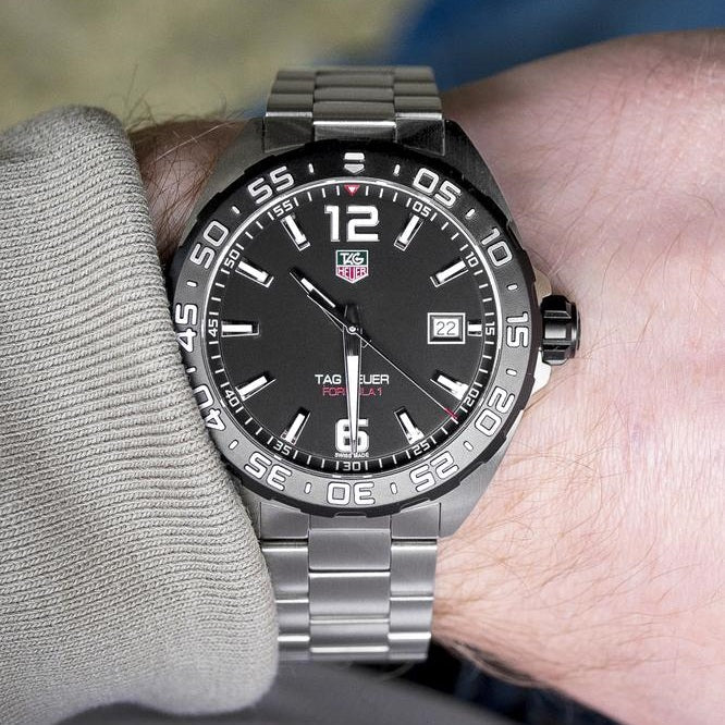 Tag Heuer Formula 1 Quartz Black Dial Silver Steel Strap Watch for Men - WAZ1110.BA0875 Buy Now By Tag Heuer