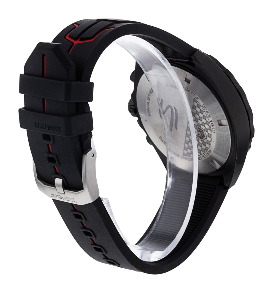 Tag Heuer Formula 1 Ayrton Senna Limited Edition Black Dial Two Tone Rubber Strap Watch for Men - CAZ1019.FT8027 Buy Now By Tag Heuer