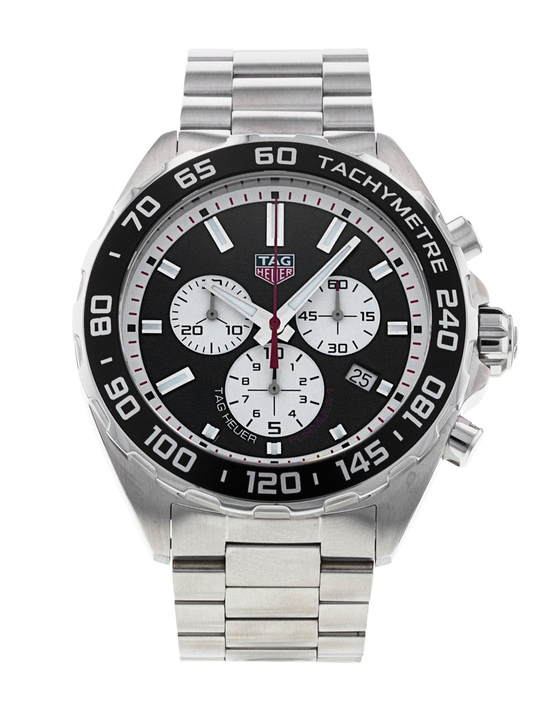 Tag Heuer Formula 1 Chronograph Black Dial Silver Steel Strap Watch for Men - CAZ101E.BA0842 Buy Now By Tag Heuer