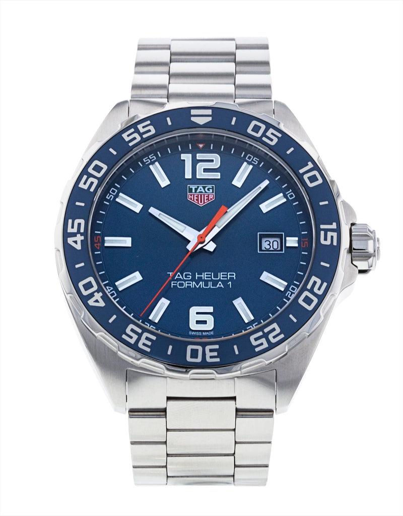 Tag Heuer Formula 1 Quartz Blue Dial Silver Steel Strap Watch for Men - WAZ1010.BA0842 Buy Now By Tag Heuer