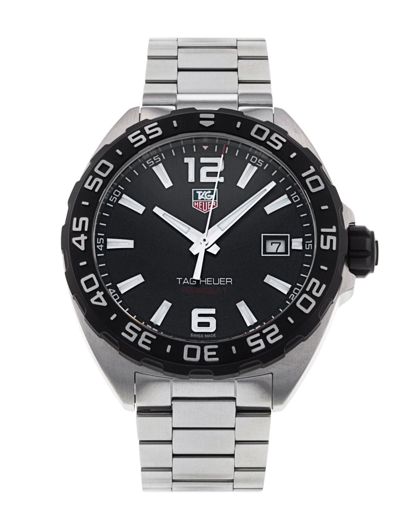 Tag Heuer Formula 1 Quartz Black Dial Silver Steel Strap Watch for Men - WAZ1110.BA0875 Buy Now By Tag Heuer