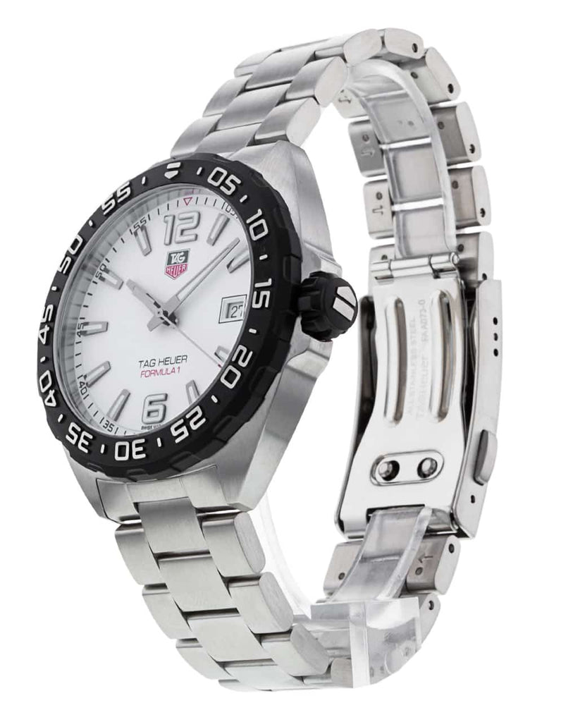 Tag Heuer Formula 1 White Dial Silver Steel Strap Watch for Men - WAZ1111.BA0875 Buy Now By Tag Heuer