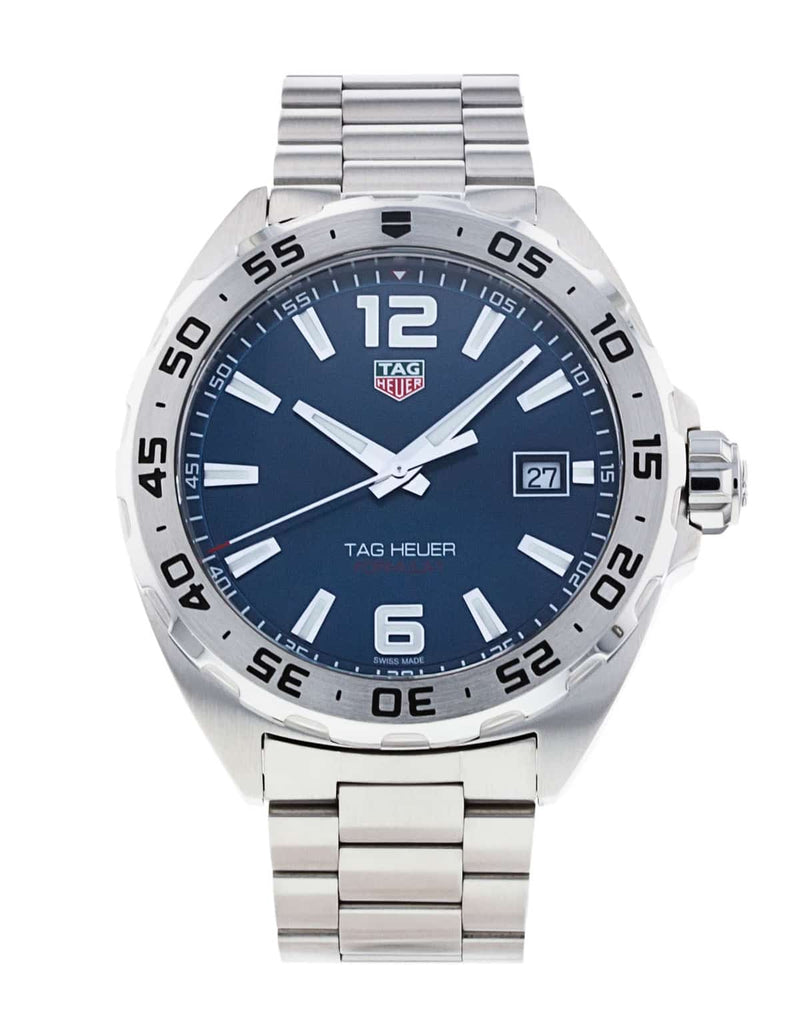 Tag Heuer Formula 1 Blue Dial Silver Steel Strap Watch for Men - WAZ1118.BA0875 Buy Now By Tag Heuer